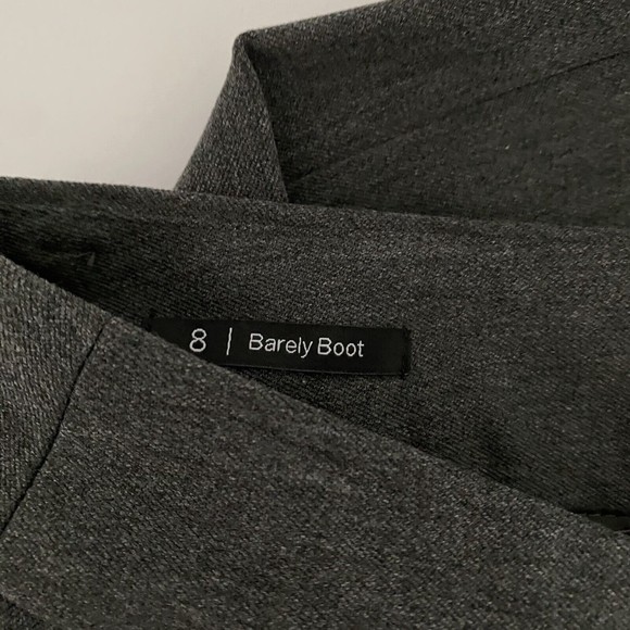 Talbots Barely Boot Dark Gray Bootcut Pants Size 8 New - Picture 6 of 7